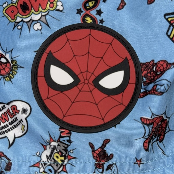 DISNEY MARVEL KID BOY YOUTH SPIDER-MAN SWIMMING SWIM TRUNKS - (RUNS SMALL) - Picture 4 of 10